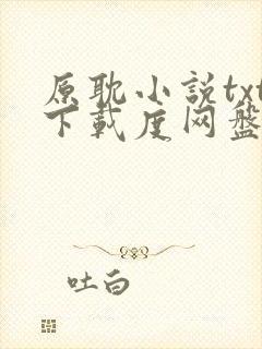 原耽小说txt下载度网盘