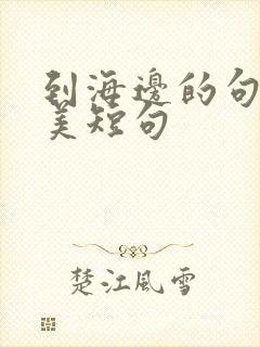 到海边的句子唯美短句