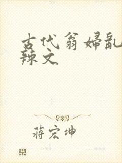 古代翁妇乱高h辣文