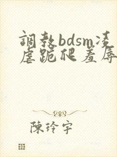 调教bdsm凌虐跪爬羞辱小说