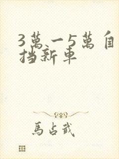 3万一5万自动挡新车