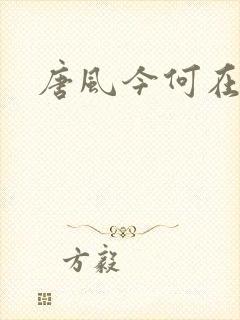 唐风今何在