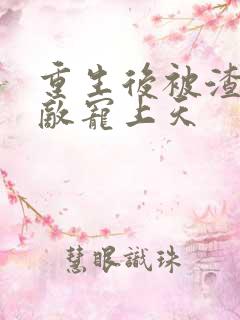 重生后被渣男死敌宠上天