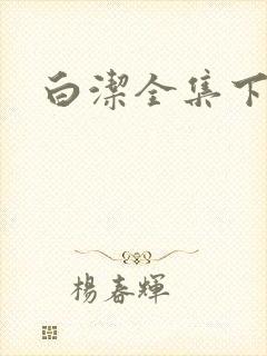白洁全集下载