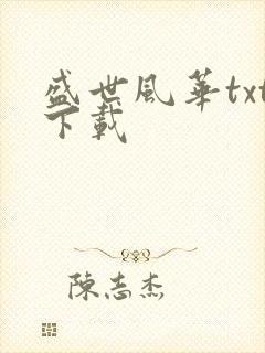 盛世风华txt下载
