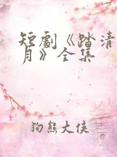 短剧《踏清风明月》全集