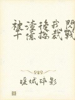 被渣后我闪婚了千亿总裁战云霆