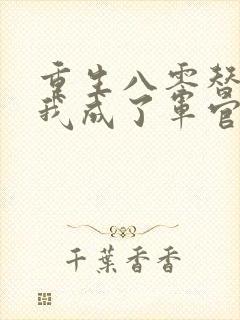 重生八零替嫁后我成了军官的心尖宠小说