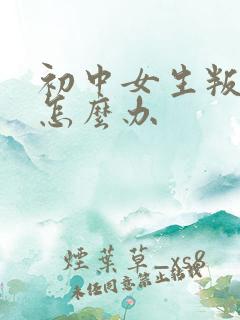 初中女生叛逆期怎么办