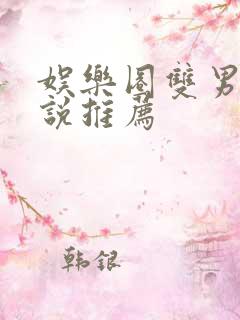 娱乐圈双男主小说推荐