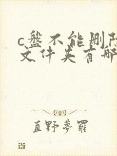 c盘不能删除的文件夹有哪些