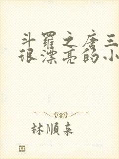 斗罗之唐三他哥很漂亮的小说