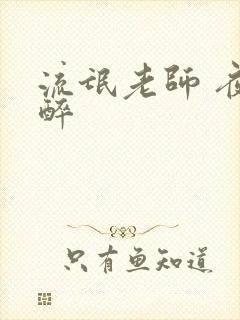 流氓老师 夜独醉