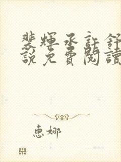 裴辉丞许舒意小说免费阅读最新章节