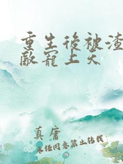 重生后被渣男死敌宠上天