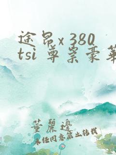 途昂x 380tsi 尊崇豪华版