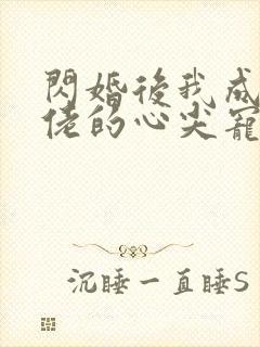 闪婚后我成了大佬的心尖宠