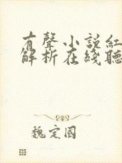 有声小说红楼梦解析在线听全集