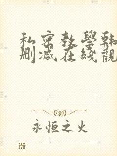 私密教学韩漫无删减在线观看