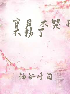 宝贝 不哭 我不动了