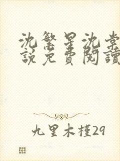 沈繁星沈棠月小说免费阅读最新章节