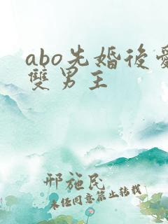 abo先婚后爱双男主
