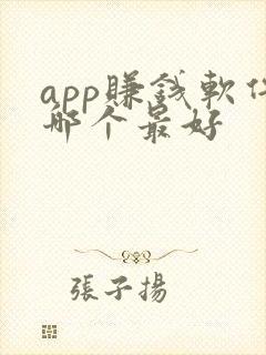 app赚钱软件哪个最好