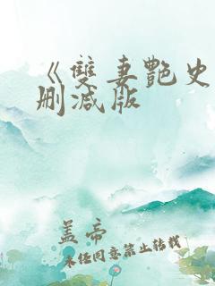 《双妻艳史》未删减版