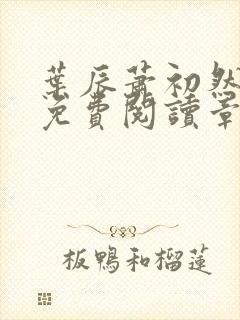 叶辰萧初然最新免费阅读章节