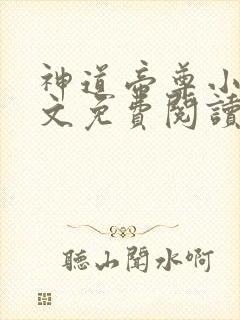 神道帝尊小说全文免费阅读无弹窗