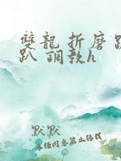 双龙 折磨 跪趴 调教h