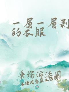 一层一层剥开我的衣服