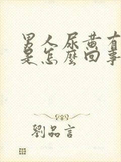 男人尿黄有异味是怎么回事