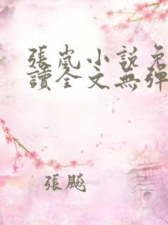 张岚小说免费阅读全文无弹窗