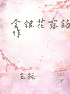 金银花露的代表作