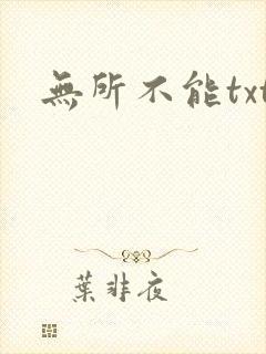 无所不能txt