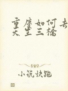 重庆如何去武隆天生三桥