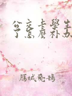 公交卡学生卡丢了怎么补办