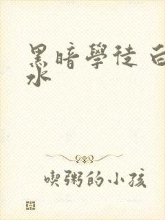 黑暗学徒 白开水