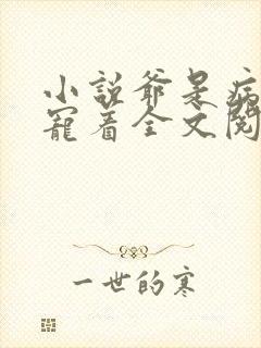 小说爷是病娇得宠着全文阅读