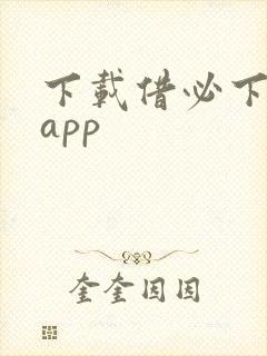 下载借必下贷款app