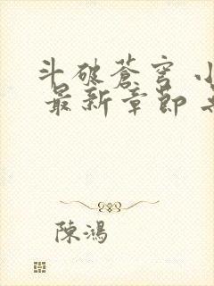 斗破苍穹 小说 最新章节 无弹窗