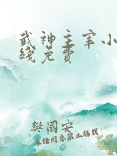 武神主宰小说在线免费