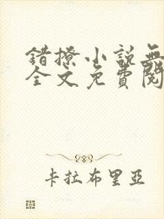 错撩小说无删减全文免费阅读