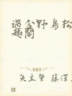 过分野鸟松米笔趣阁