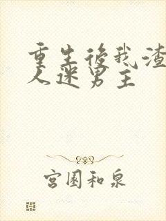 重生后我渣了万人迷男主