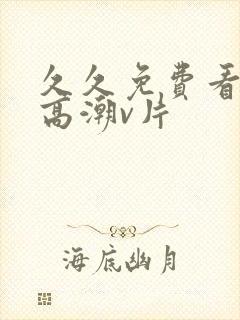 久久免费看少妇高潮v片