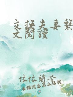 交换夫妻系列全文阅读