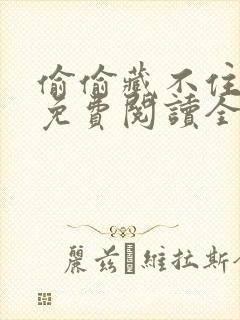 偷偷藏不住小说免费阅读全文无删减