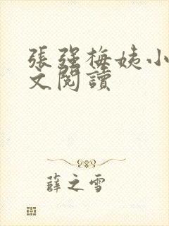 张强梅姨小说全文阅读